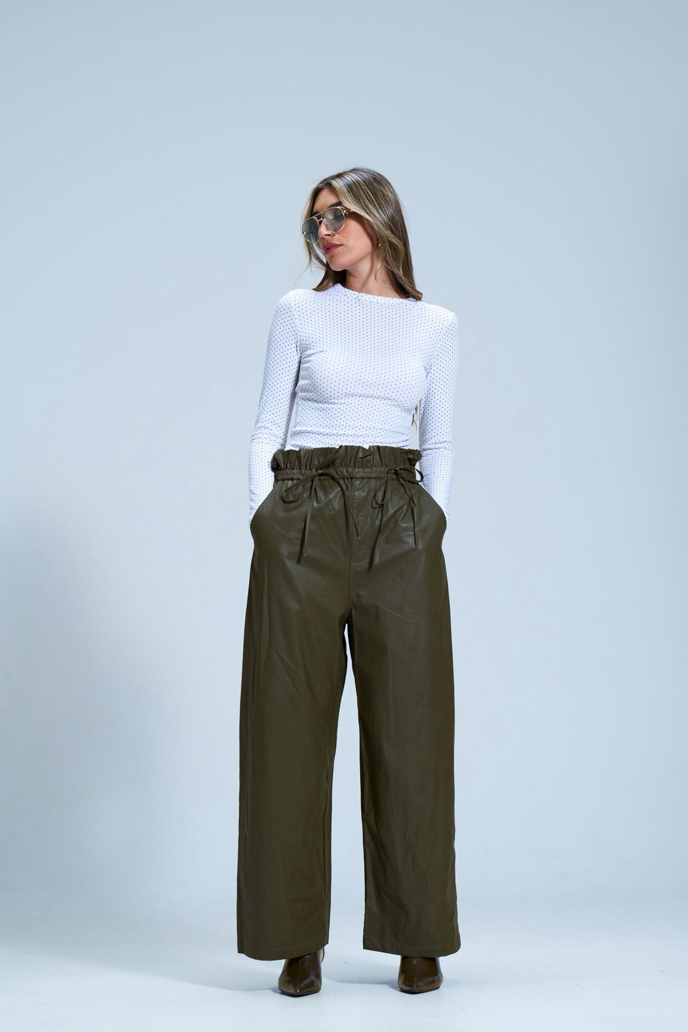 מכנס ליאה מכנס ירוק טיאגו