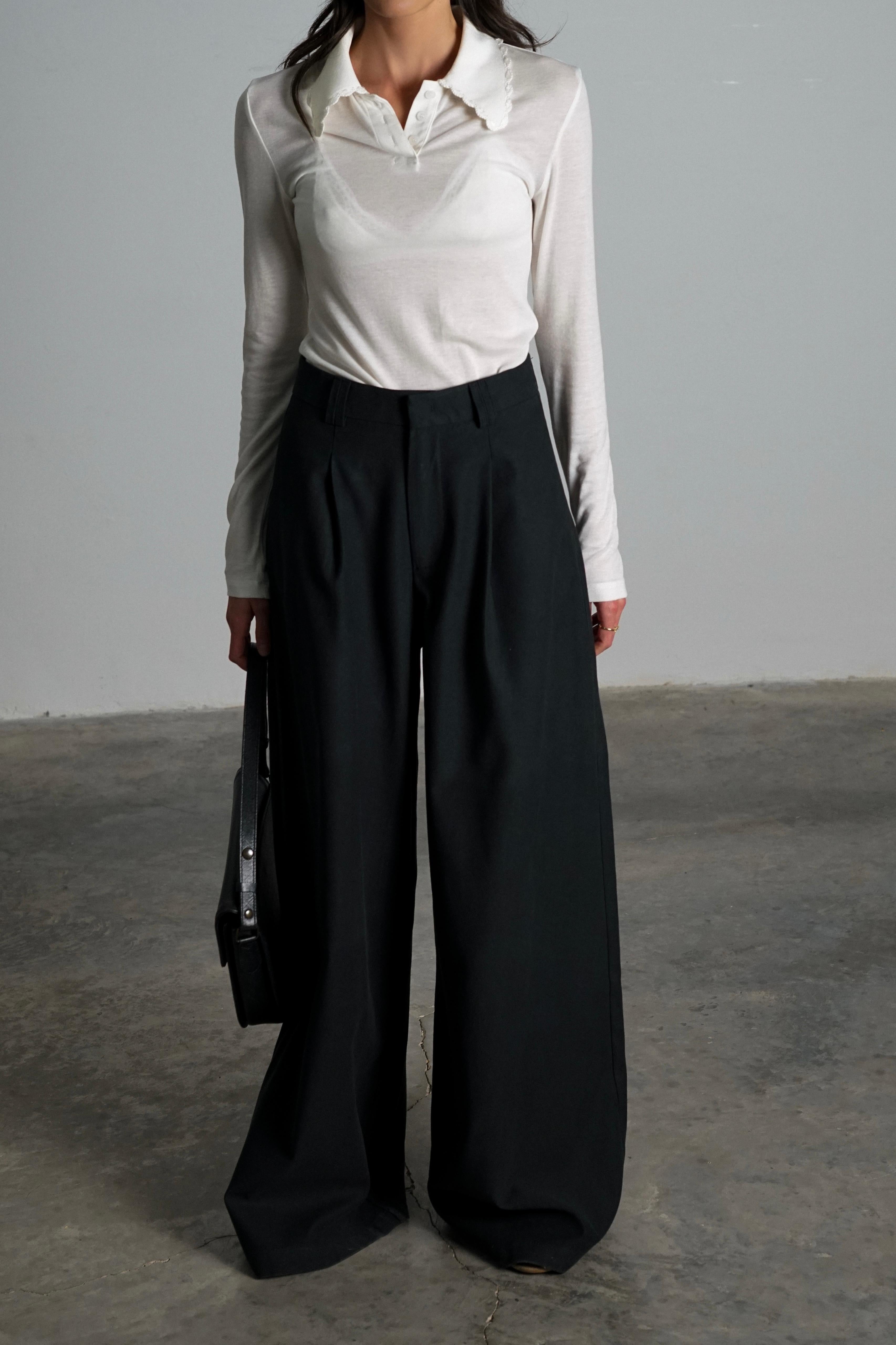 מכנס רינו מכנס שחור GOVANA