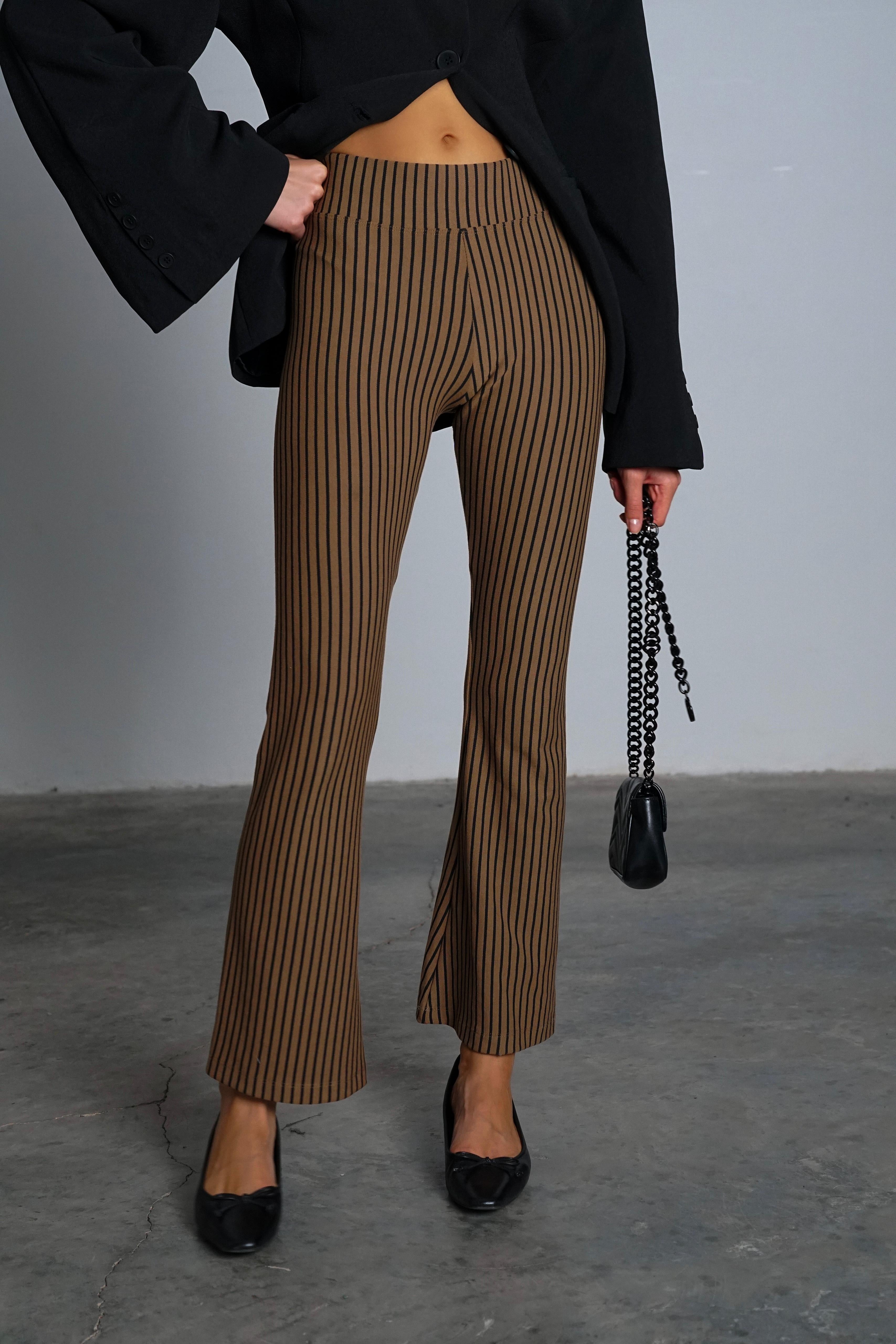 טייץ אדמס מכנס חום L GOVANA