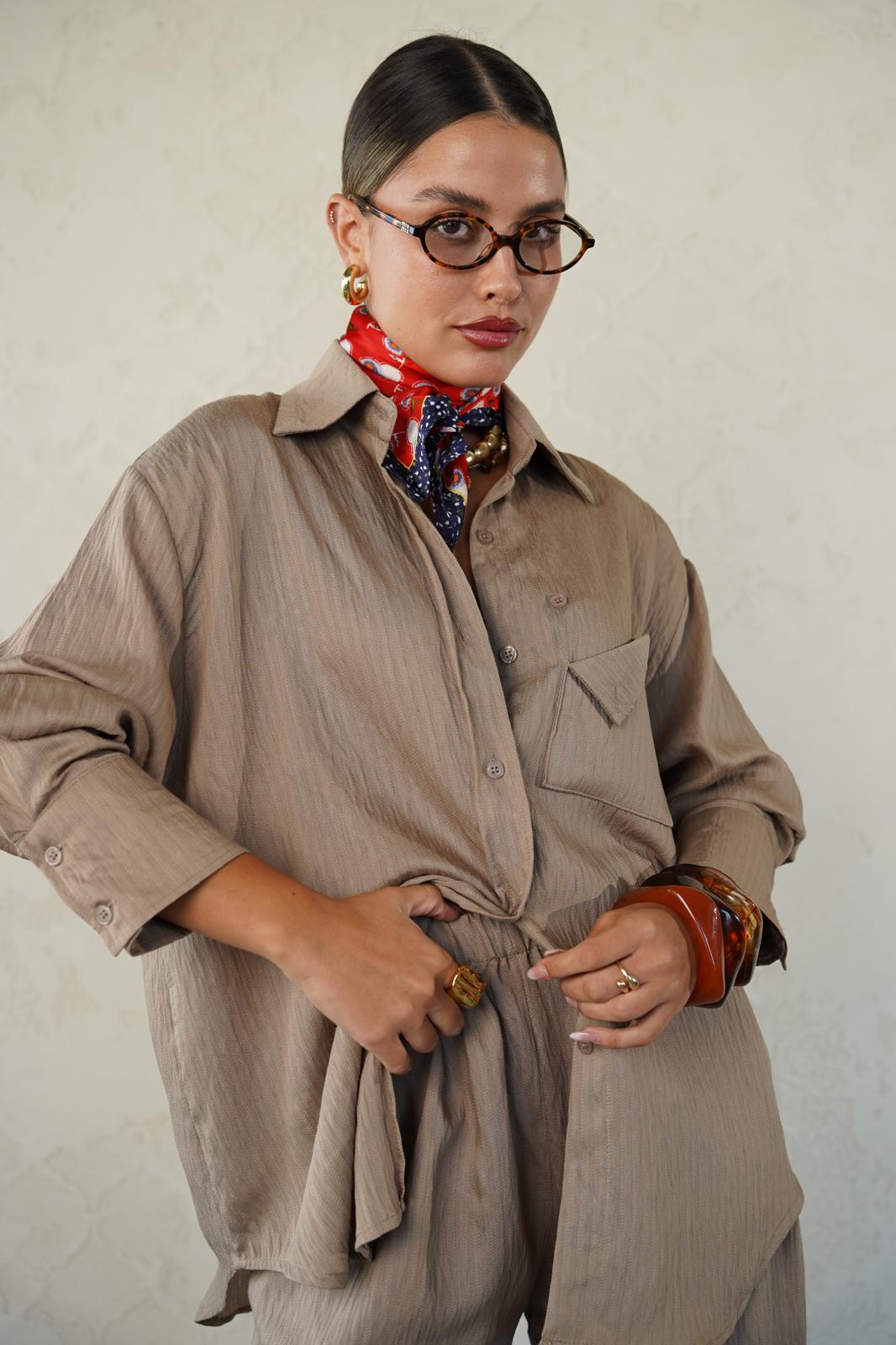 חליפת קנדל חליפה בז' O.S RFA