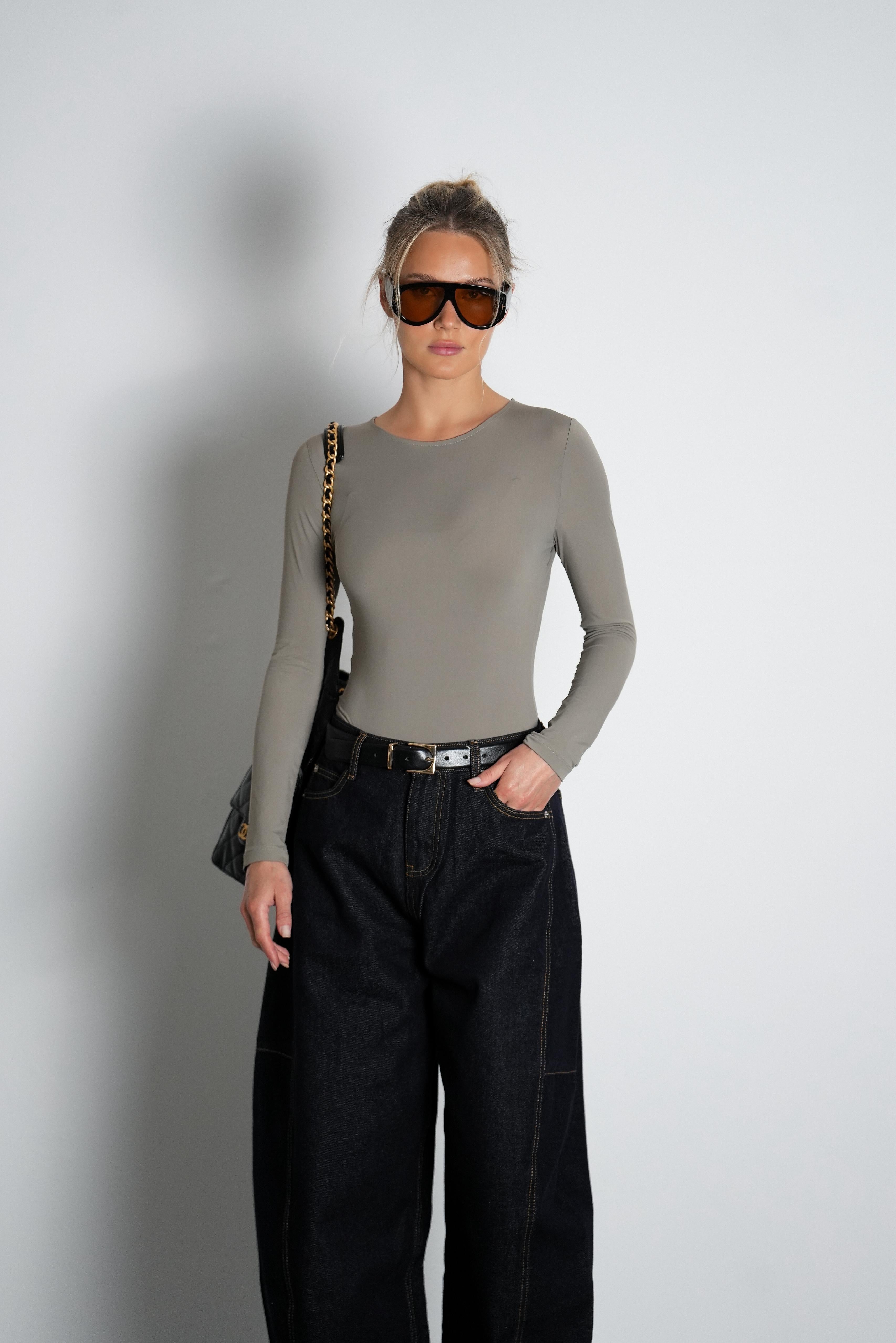 בגד גוף מילגה בגד גוף חאקי GOVANA