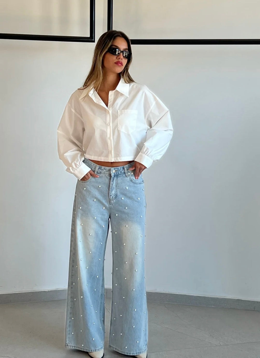 מכנס ג׳ינס פני