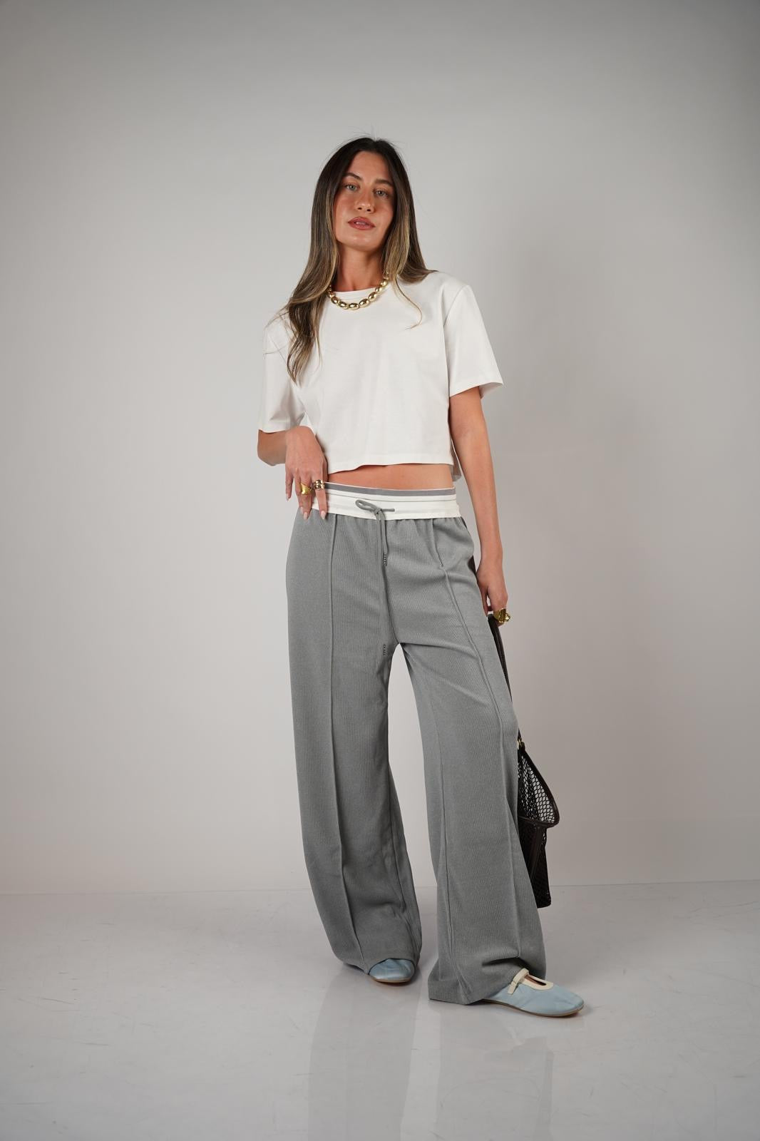 חולצת קרופ נינה קצרה