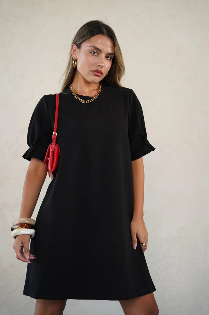 שמלת קרול שמלה שחור RFA