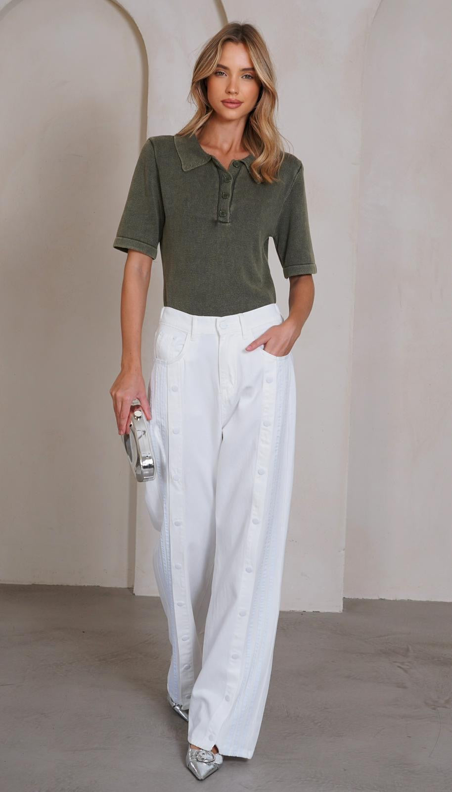 מכנס WHITE טיק טקים