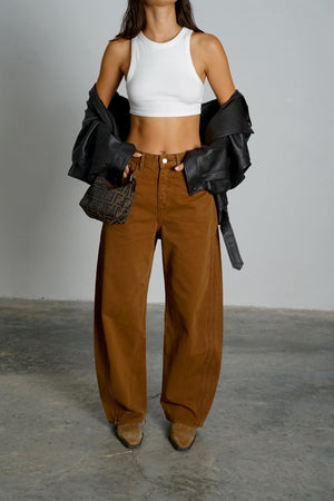 ג׳ינס דריל ג׳ינס בז' GOVANA