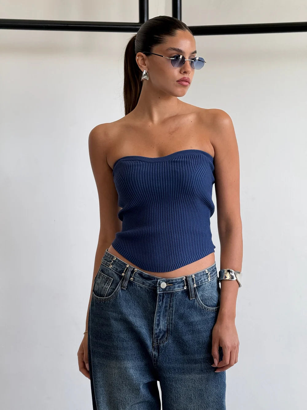 סטרפלס זואי סטרפלס כחול נייבי טיאגו