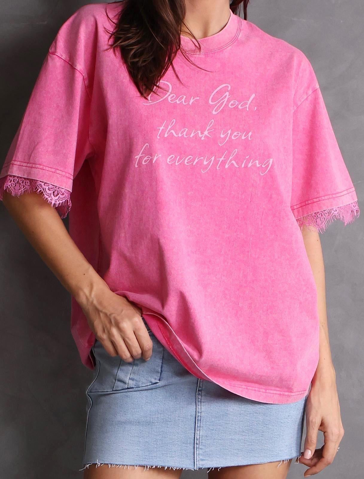 טי שרט EVERYTHING תחרה