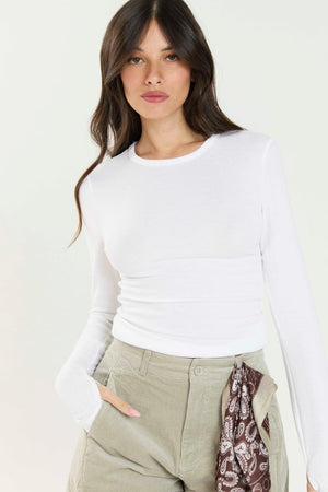 חולצת אילור חולצה לבן טיאגו