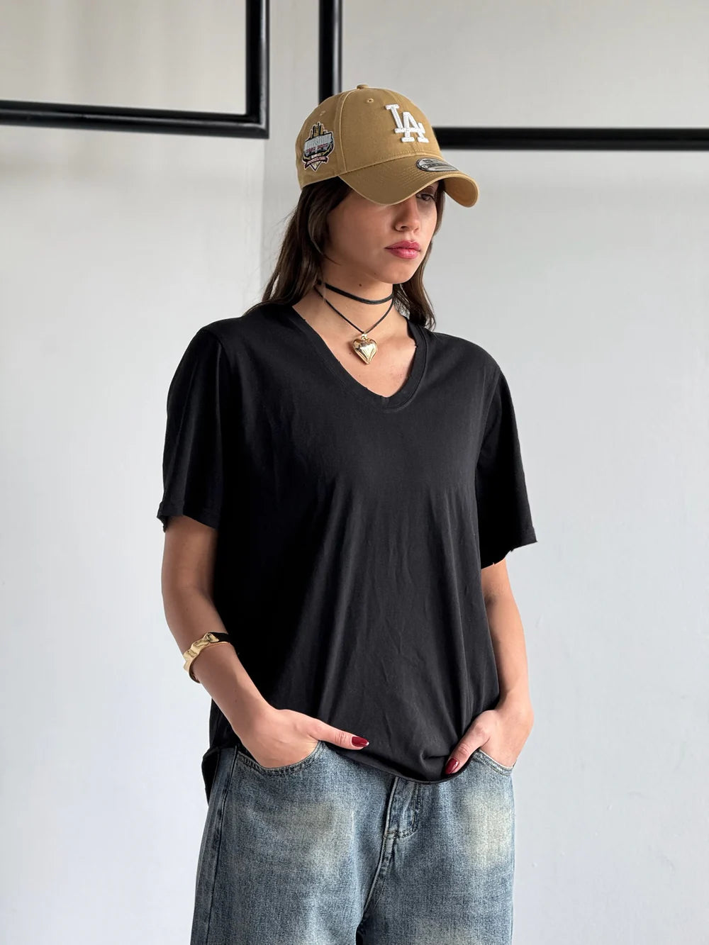 חולצת לים חולצה O.S שחור טיאגו