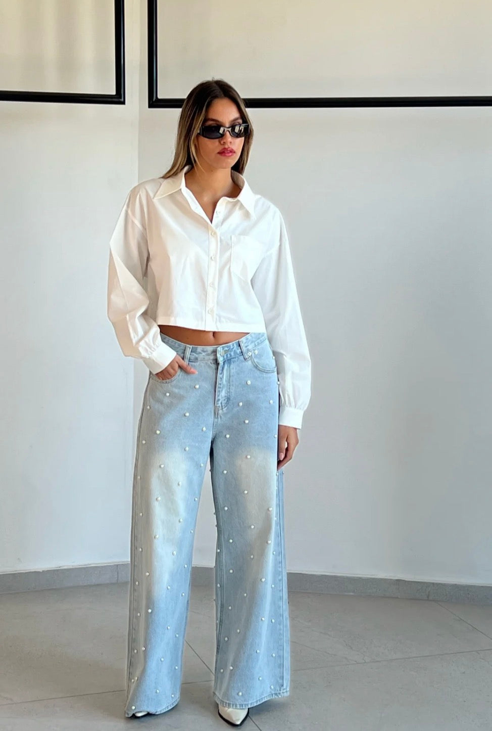 מכנס ג׳ינס פני