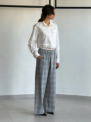 מכנס אימרי ג׳ינס אפור בהיר טיאגו