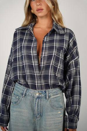 חולצת אנה חולצה כחול O.S RFA