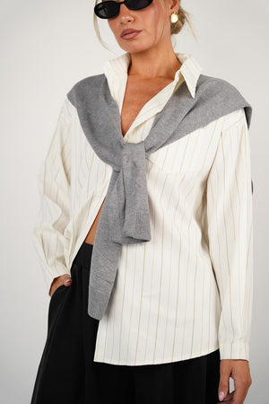 חולצת ונסה חולצה שמנת O.S RFA