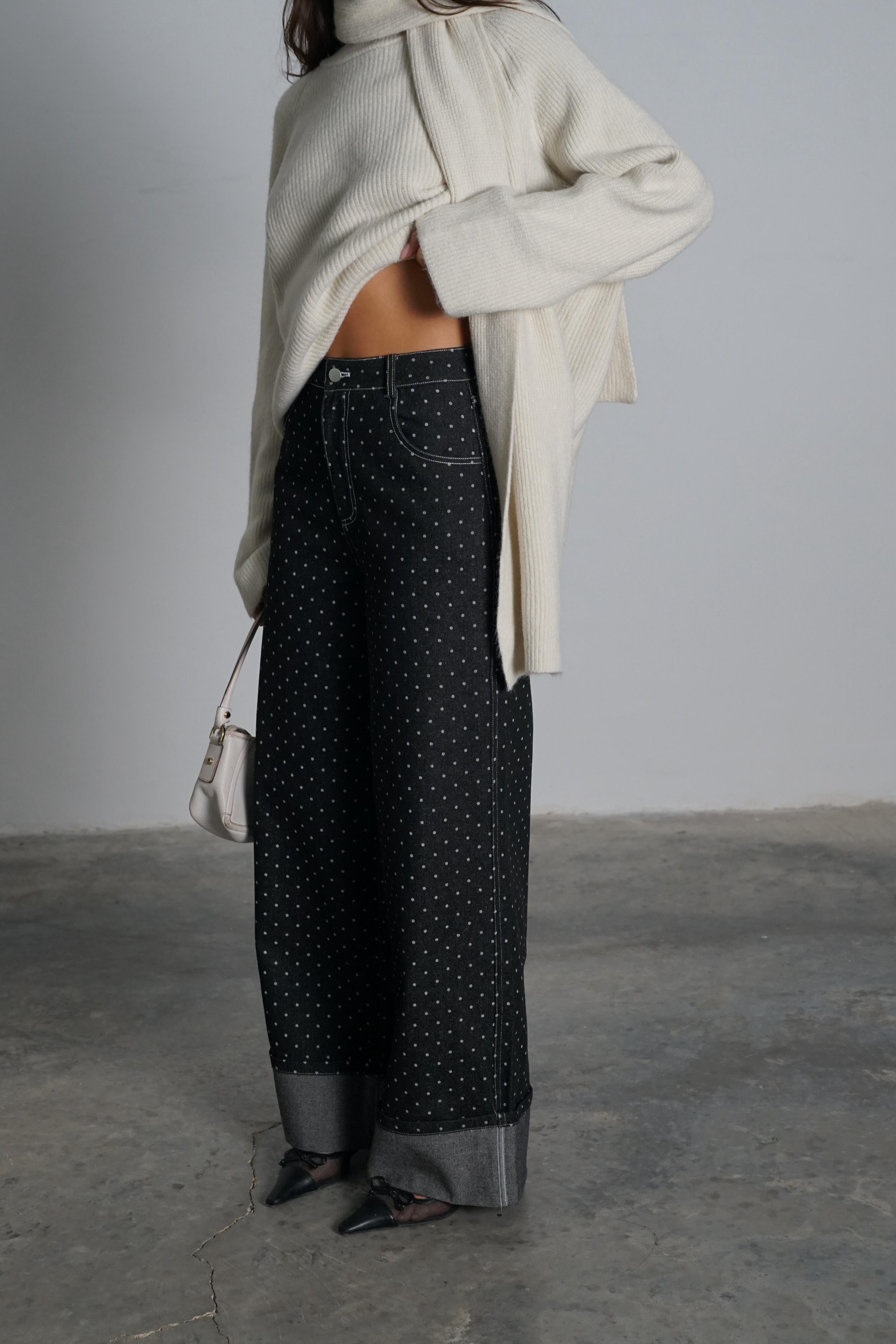 ג׳ינס פינט ג׳ינס שחור GOVANA