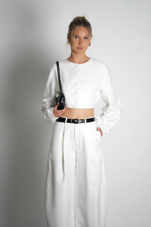 חליפת מדי חליפה לבן GOVANA