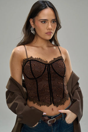 טופ לייסי חום O.S טיאגו