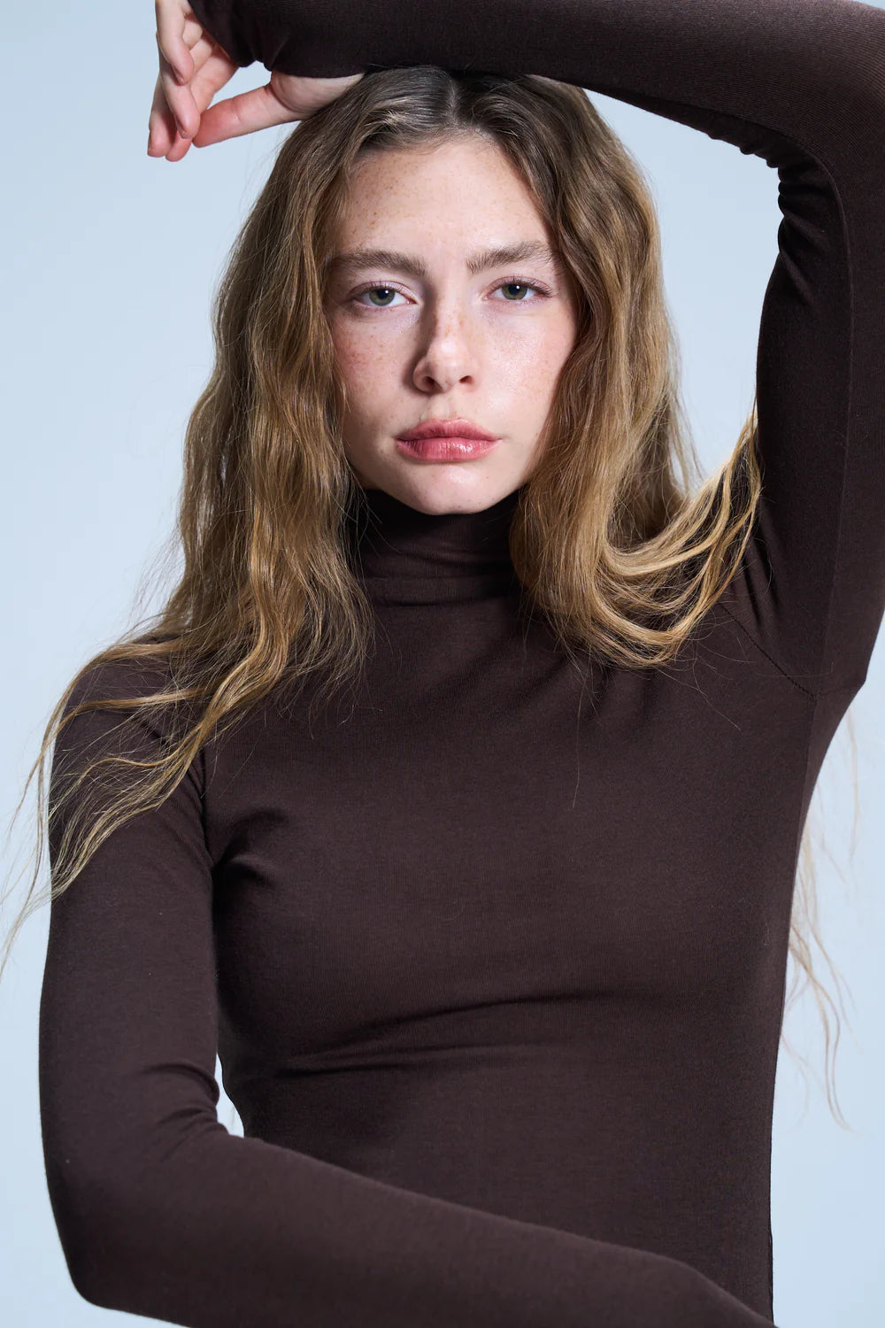 חולצת גולף טוני חולצה חום טיאגו