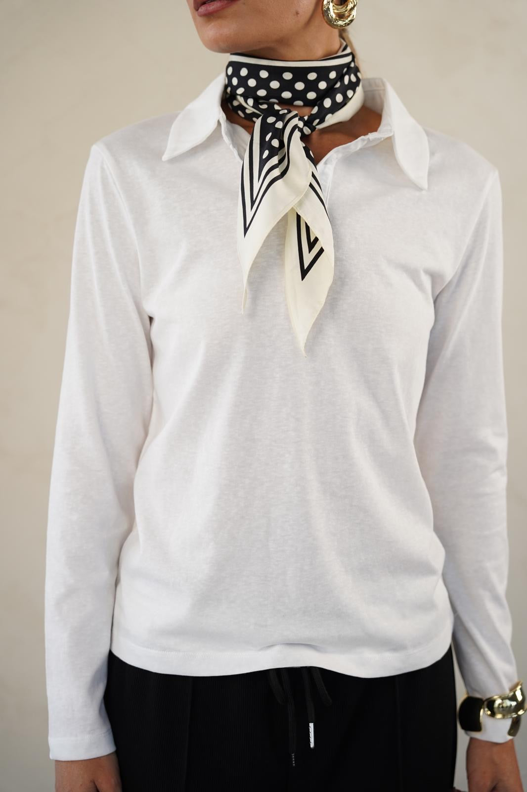 טישרט מאיה חולצה לבן O.S RFA