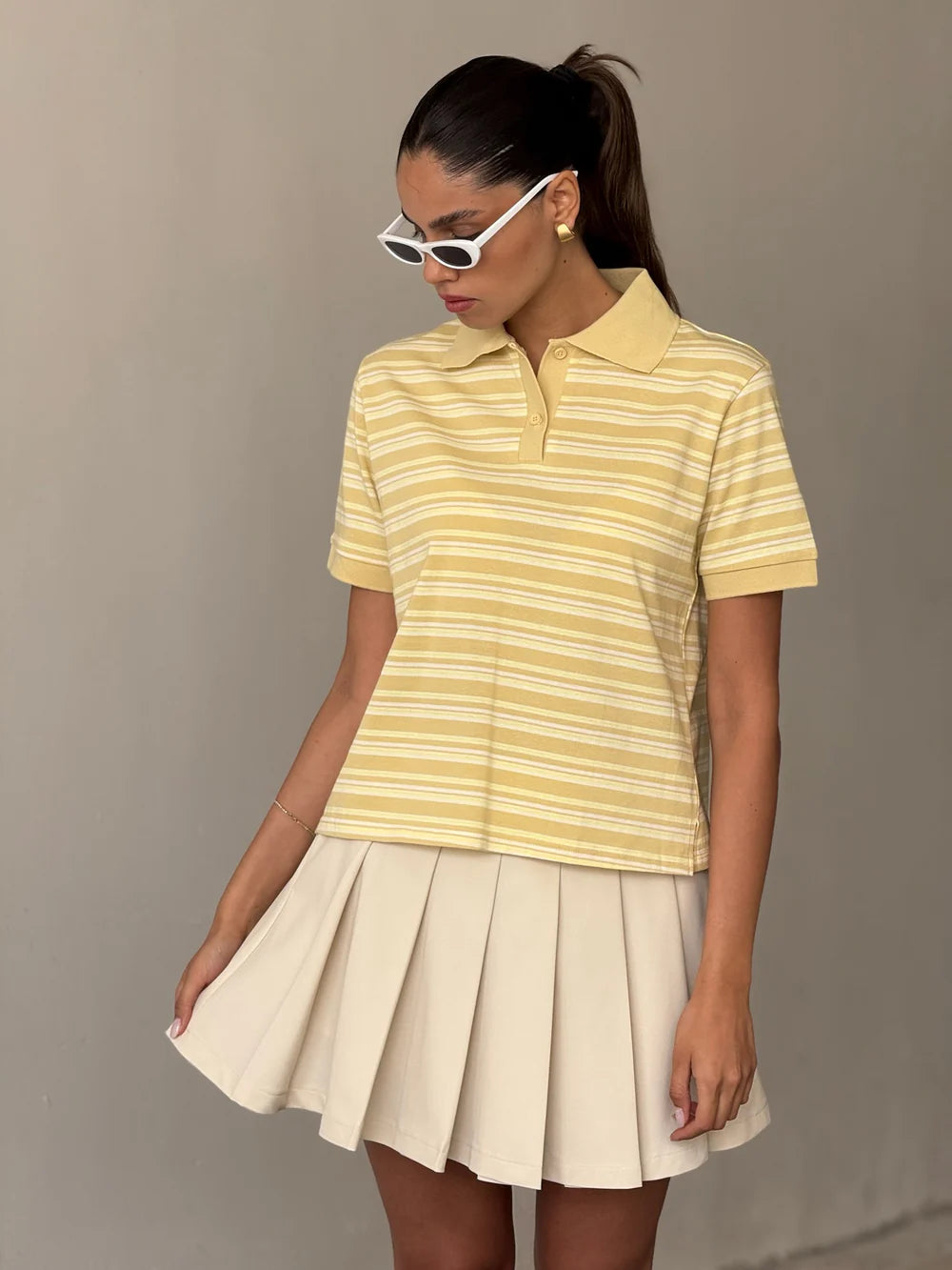 חולצת נילי חולצה צהוב O.S טיאגו