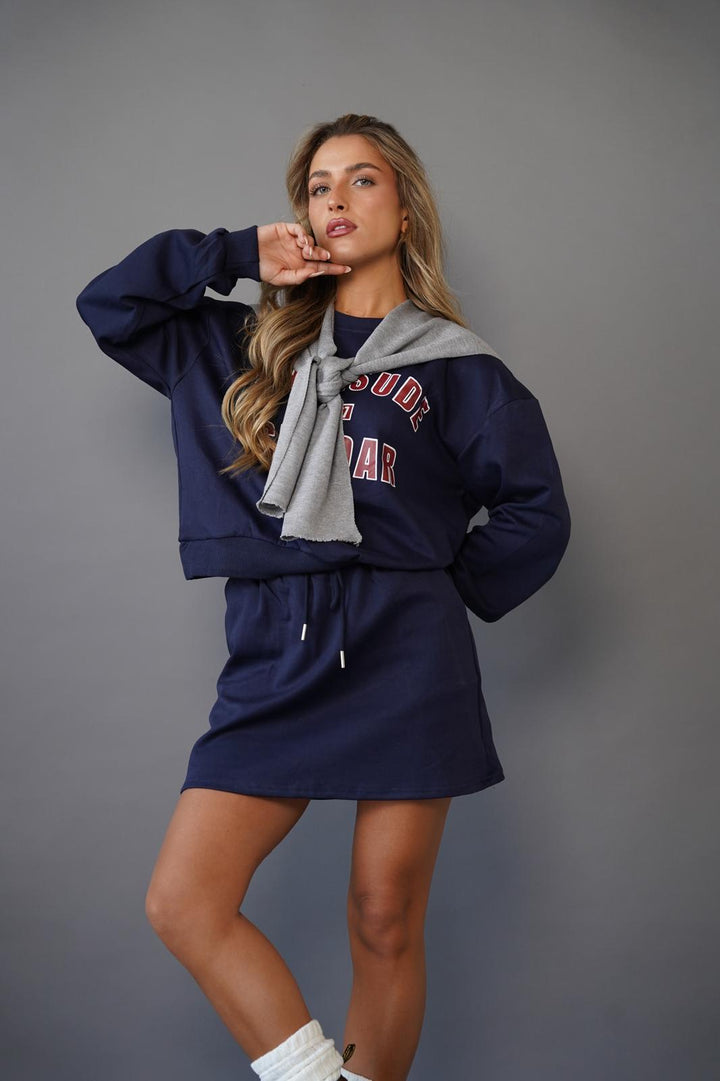 חליפת קארי כחול נייבי O.S RFA